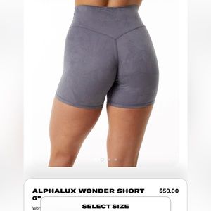 Alphalete Alphalux Wonder Short 6’